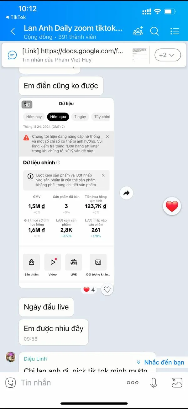 Chi tiết phiên LIVE đầu tiên của Tuyết Mai